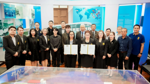 ร่วมพิธีลงนามบันทึกข้อตกลงความร่วมมือทางวิชาการระหว่าง มรภ.เทพสตรี กับ บริษัท เอสเค. ฟู้ดส์ 1975